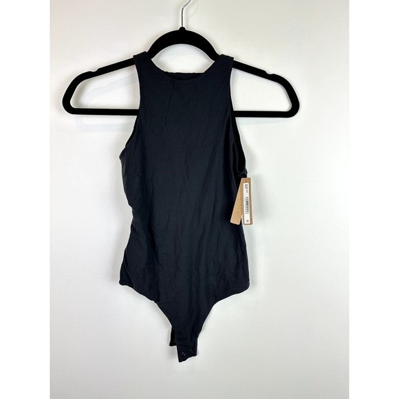NWT SKIMS Fits Everybody High Neck Bodysuit Onyx size SML - Picture 1 of 7